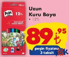 PRİTT UZUN KURU BOYA 12'Lİ fiyat ve kampanya bilgisi
